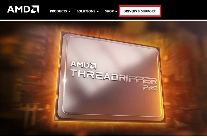 AMD CPU-stuurprogramma van officiële website - Stuurprogramma en ondersteuning