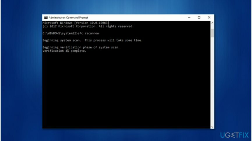 Gunakan perintah command prompt untuk memperbaiki masalah " Panggilan prosedur jarak jauh gagal dan tidak dijalankan"