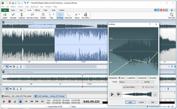 WavePad - Professionelle Audiobearbeitungssoftware