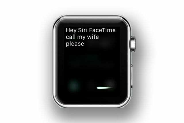 Facetime-lydopkald på Apple Watch