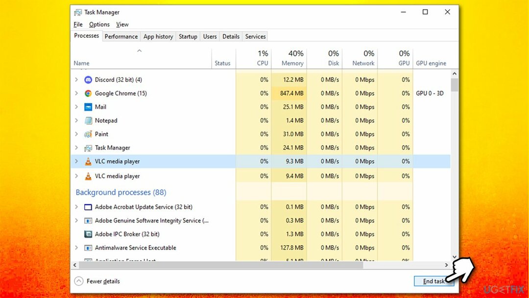 Vypnite duplicitný proces