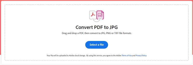 Adobe - Convertir pdf a jpg