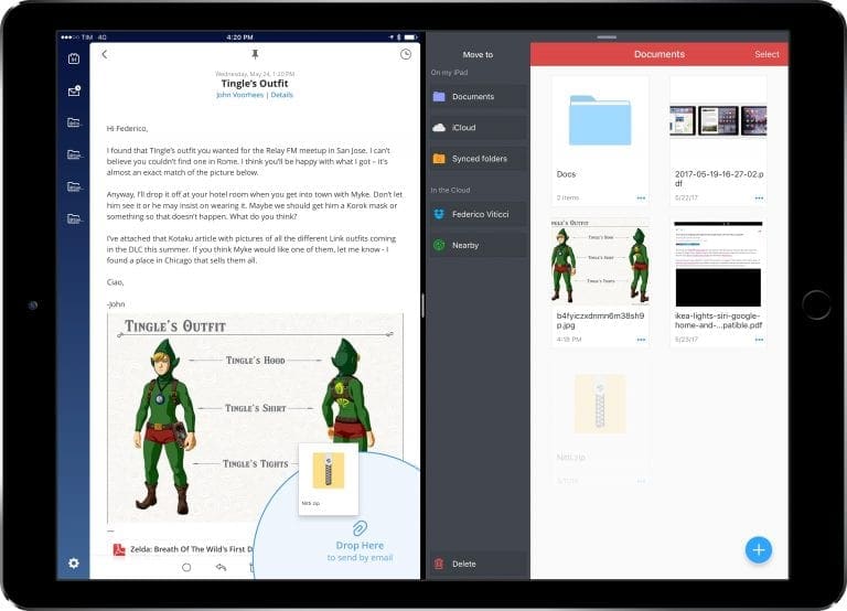 Las mejores aplicaciones de arrastrar y soltar para iPad en iOS 11