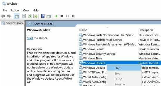 genstart-windows-update-service