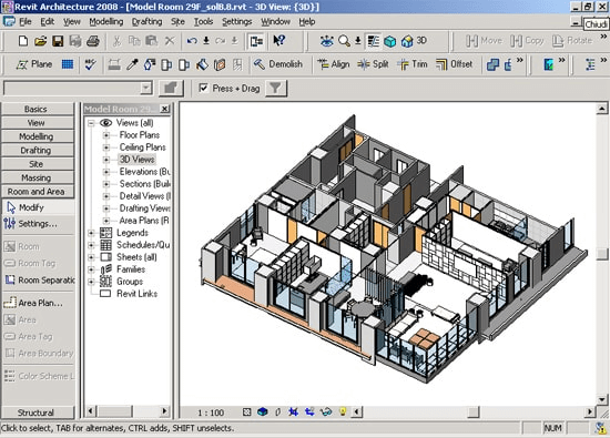 Software Revit Architecture para arquitetos