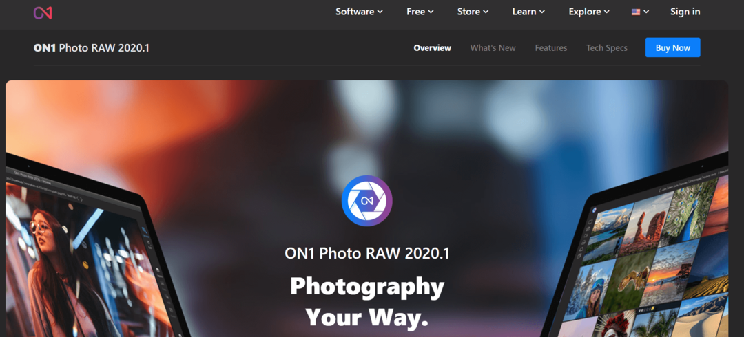 ON1 Photo Raw – A legjobb fotószerkesztő alkalmazások 2020-ban