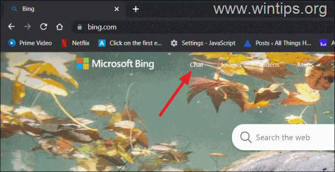 Firefox – Klepet z umetno inteligenco Bing 