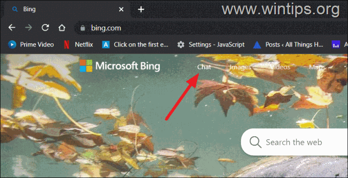 Firefox - Bing AI ჩატი 