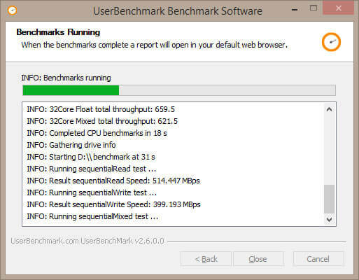 Benchmark utente