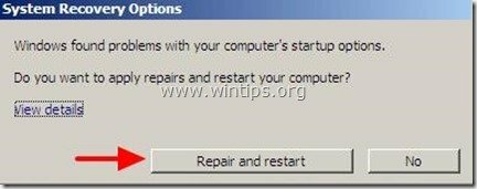 Windows-trovato-problemi
