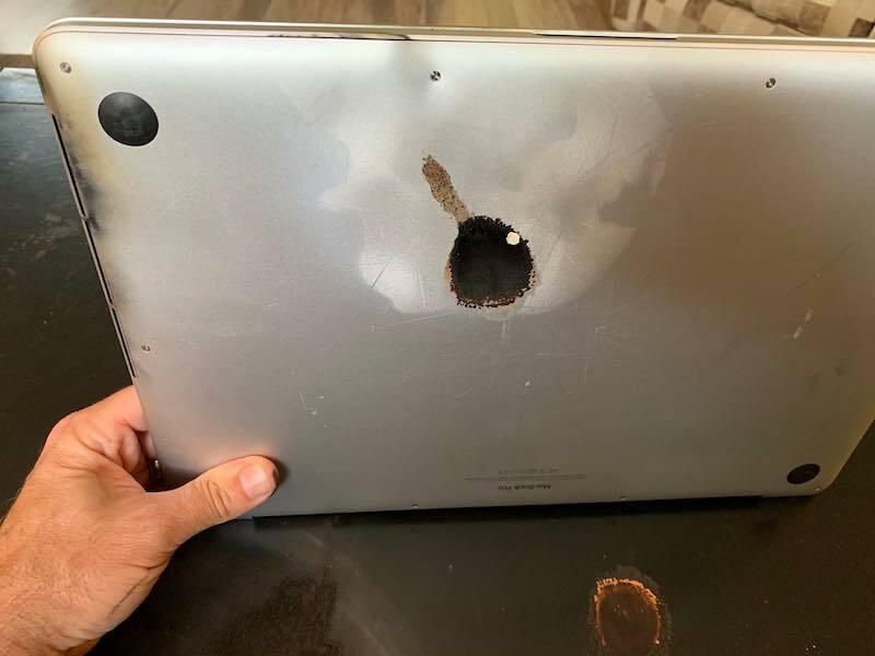 MacBook Pro Incendie