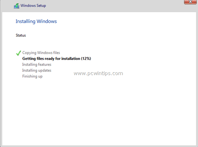 Installation de Windows 10-6