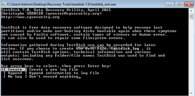 восстановить поврежденный файл Word - testdisk