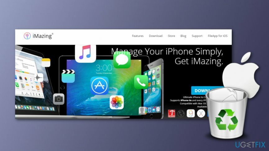 Atinstalējiet iMazing no Mac