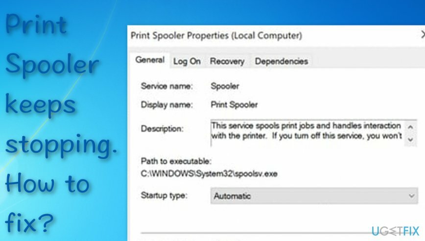 Print Spooler sigue deteniendo el problema