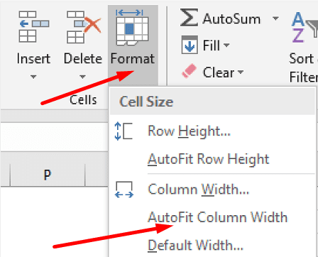 AutoFit-Sütun-Genişlik-excel