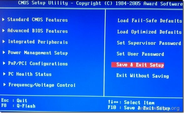 BIOS-Save-and-Exit