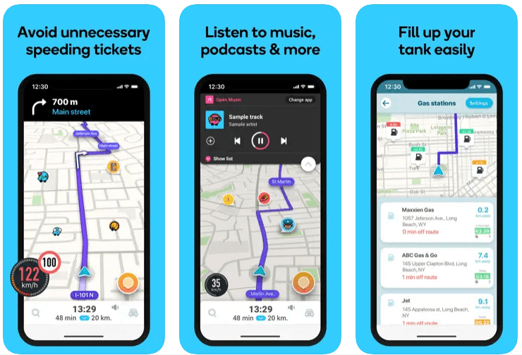 Waze navigáció és élő forgalom