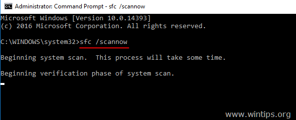 sfc scannow windows 10-8