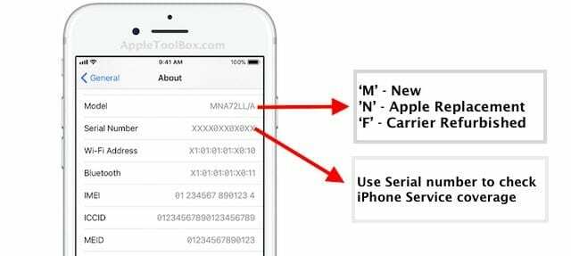 Verificați dacă iPhone-ul este nou sau recondiționat, instrucțiuni