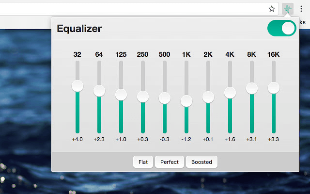 Egalizator pentru Chrome