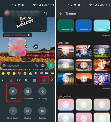 Tema Gboard Android