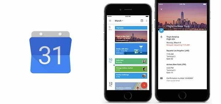 Pohled na Kalendář Google, můj oblíbený kalendář pro iPhone