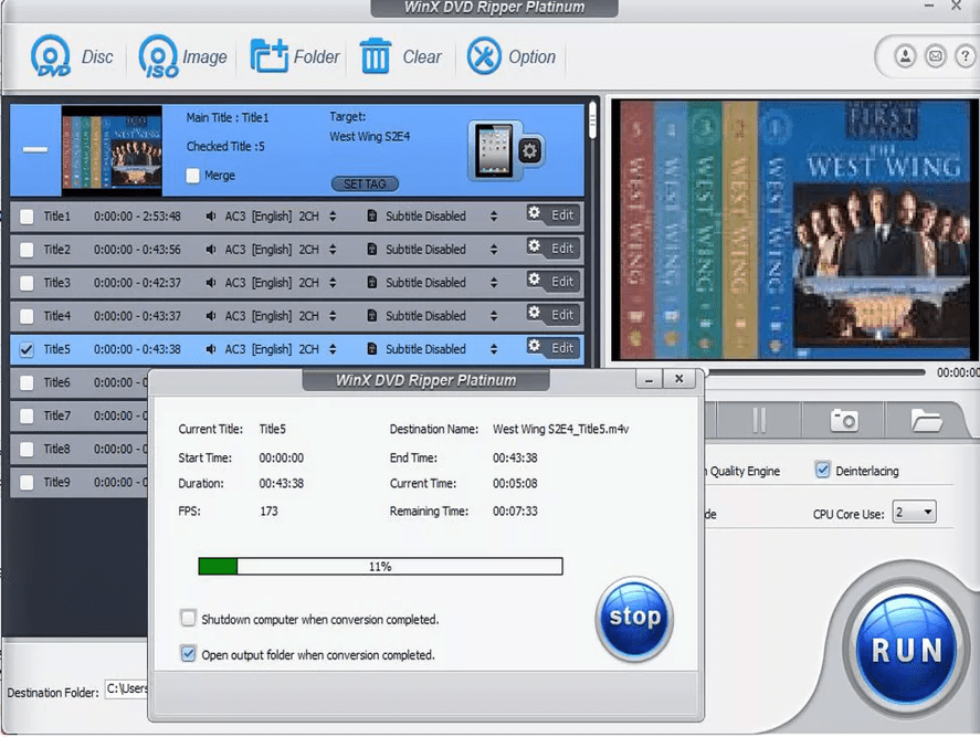 WinX dvd-ripper platina