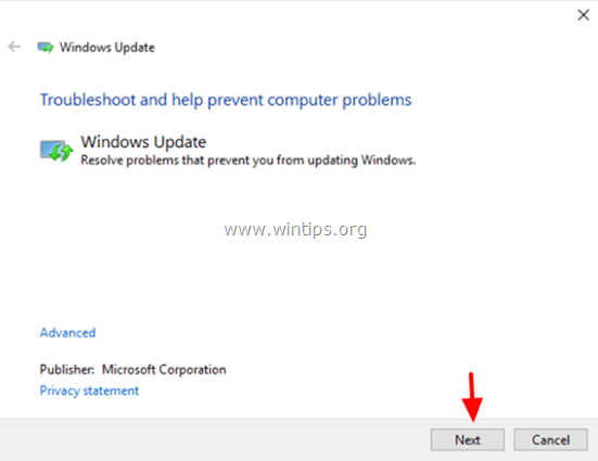 WindowsUpdateの問題のトラブルシューティング