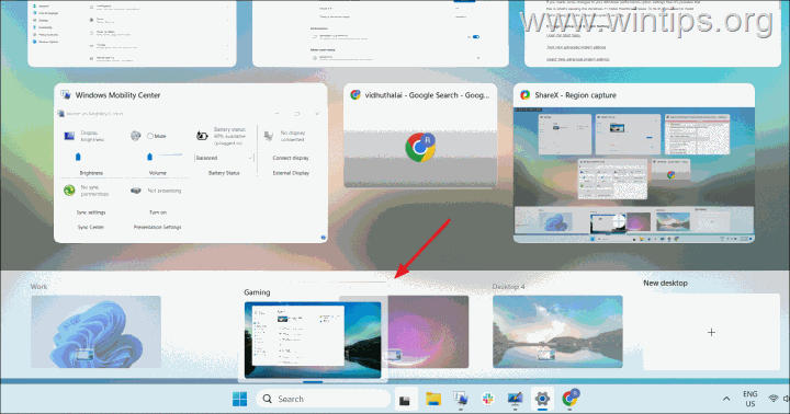 Virtuaaliset työpöydät - Windows 11