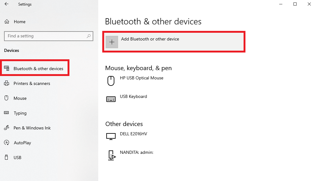 เลือกอุปกรณ์ Bluetooth ของ Xbox Controller