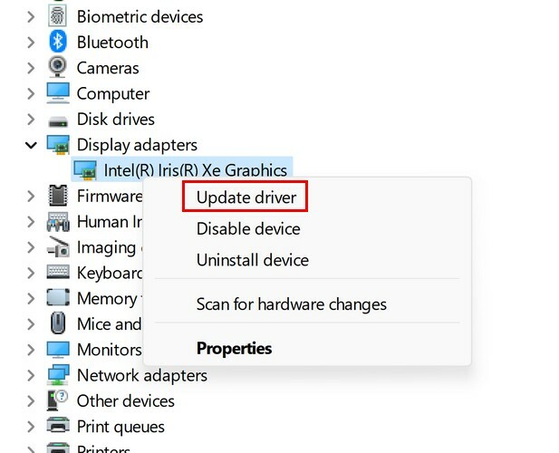 Windows 11-ის დრაივერების განახლება