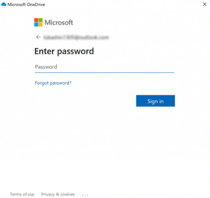 Εισαγάγετε τα διαπιστευτήρια σύνδεσής σας στη Microsoft