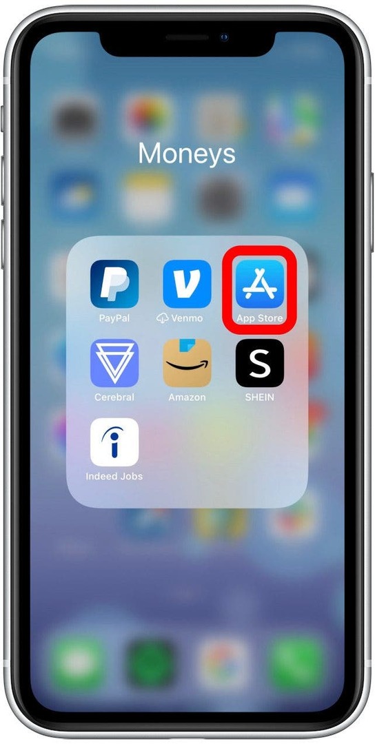 פתח את חנות האפליקציות כדי לקבל החזר מ-apple