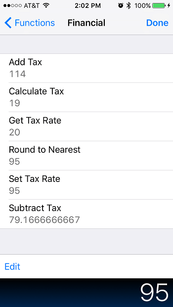 PCalc Financial Functions