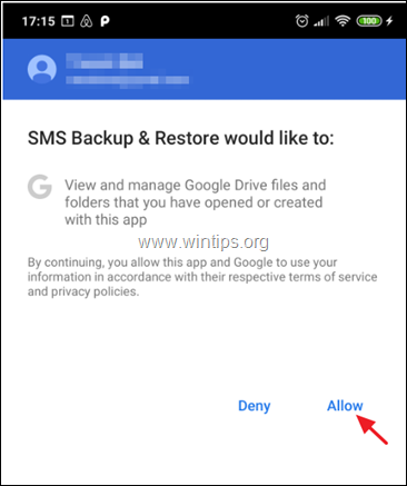 Back-up van Android-sms-berichten
