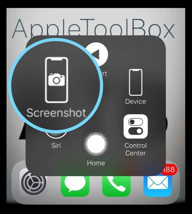 Jednoručni način snimanja snimki zaslona iPhoneiPada