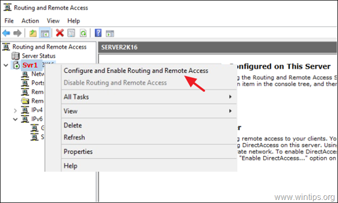 Konfigurasi PPTP VPN Server 2016