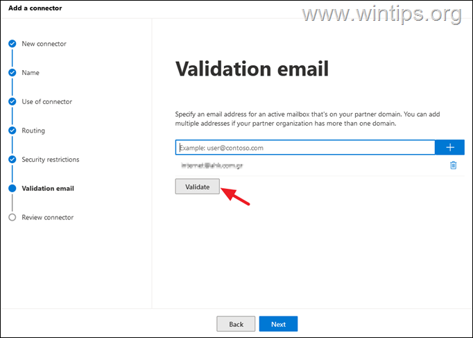 So richten Sie Microsoft 365 Connector ein, um E-Mails an Ihren eigenen E-Mail-Server (SMTP) weiterzuleiten.