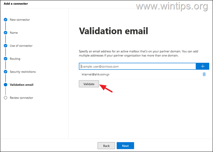 Cómo configurar Microsoft 365 Connector para enrutar el correo a su propio servidor de correo electrónico (SMTP).