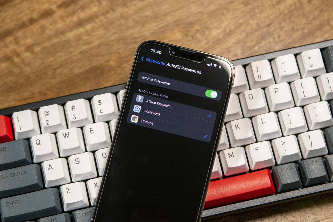 Compila automaticamente le password da Google Chrome su iPhone 13 Pro