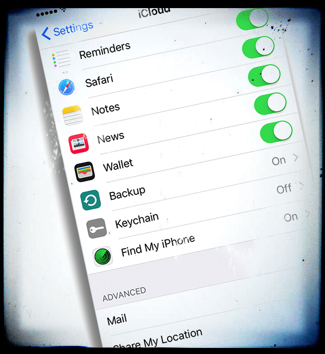 iOS: iCloud-back-up nu grijs weergegeven