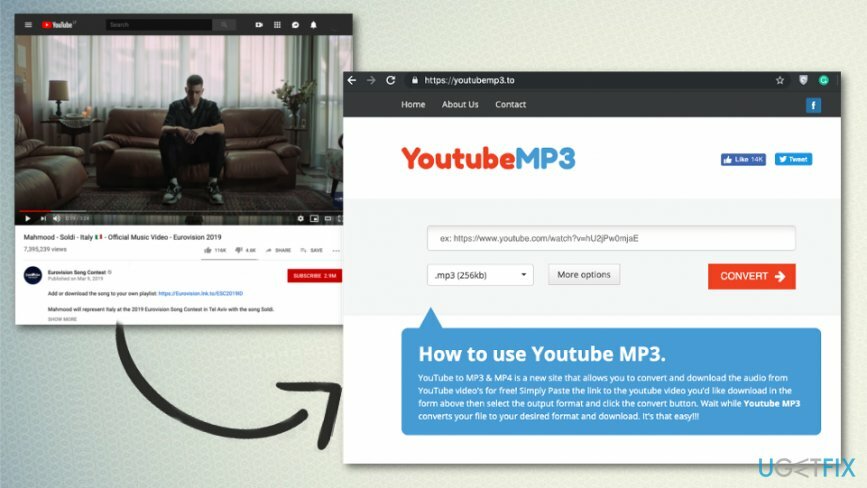 ตัวแปลง YoutubeMP3