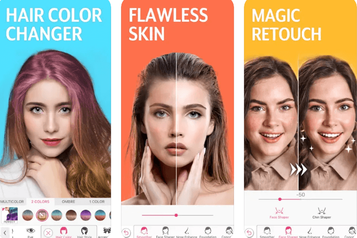 YouCam Makeup- Editor de selfies