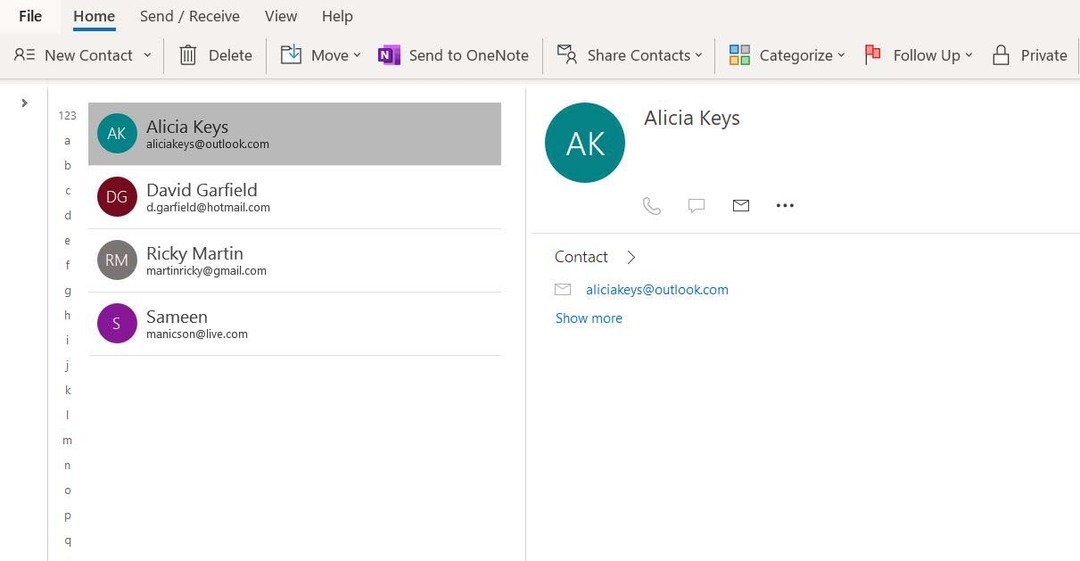 Sådan opretter du en distributionsliste i Outlook Desktop