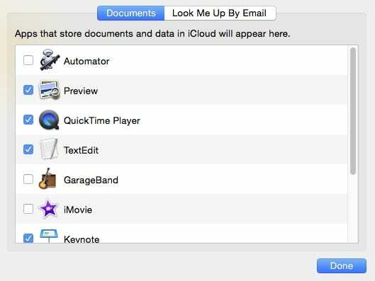 Configuration du lecteur iCloud