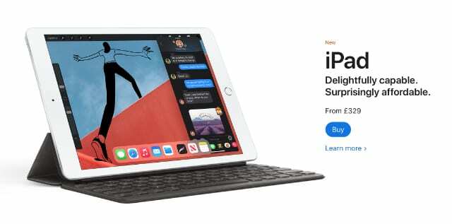 Immagine promozionale dell'iPad