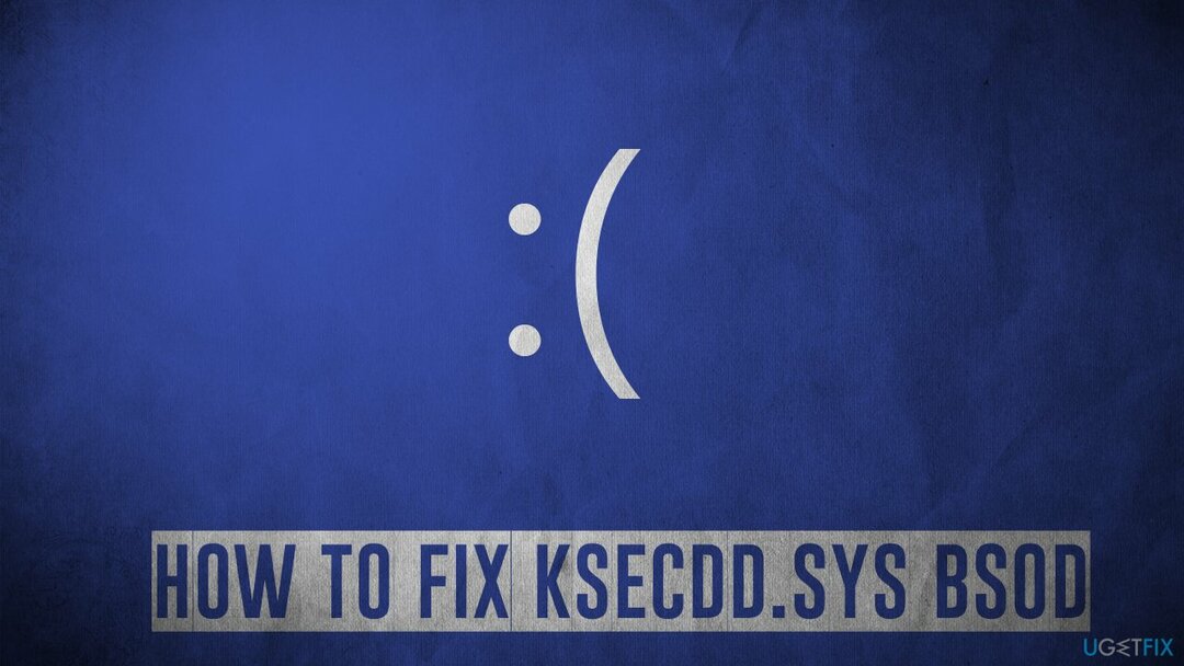 Как исправить ошибку «синий экран» ksecdd.sys в Windows?