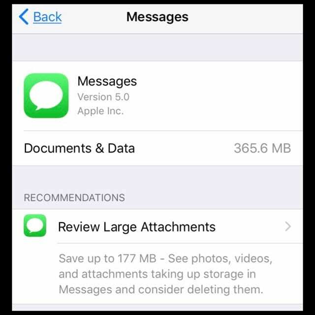 كيفية حذف مستندات وبيانات رسائل iPhone باستخدام iOS11