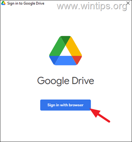 Google Drive masaüstü uygulaması